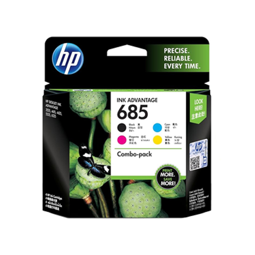 HP Ink Catridge Black 685-C/Y/M